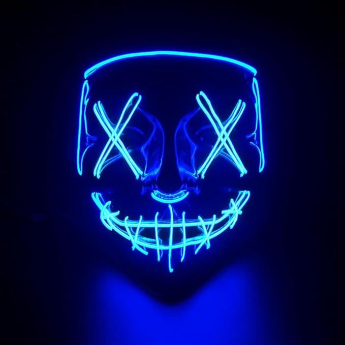 Glow in the dark LED Mask
